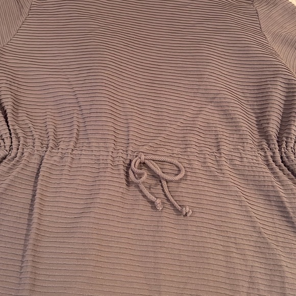 Color Me Cotton ribbed cardigan. Gray size large. - Picture 9 of 9